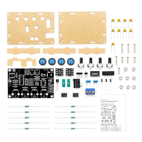 ICL8038 Högprecisions Justerbar Signalgenerator DIY Kit 5Hz-400Khz
