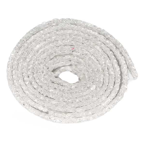 Rhinestone Strip 5yd Long 0.4in Bred Transparent Vit Säkert hållbart Kristallband för bröllopsfest födelsedag
