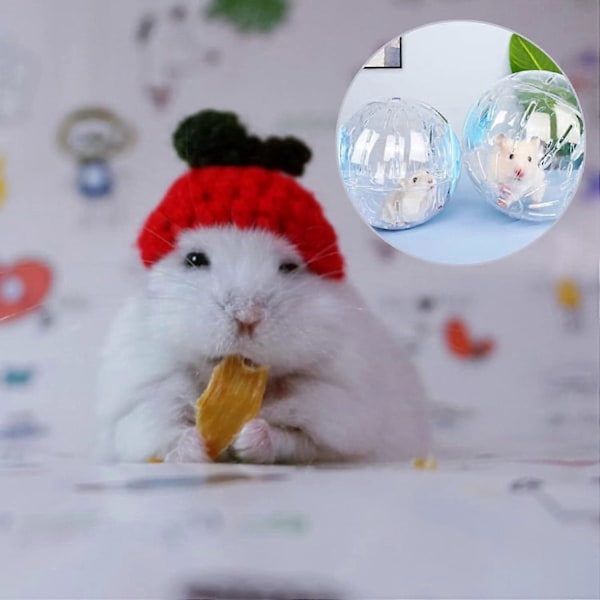 Hamsteripallo Kevyt Hamsteripallo Hamsterin Juoksupallo Hamstereille ja Hiirille Muovi