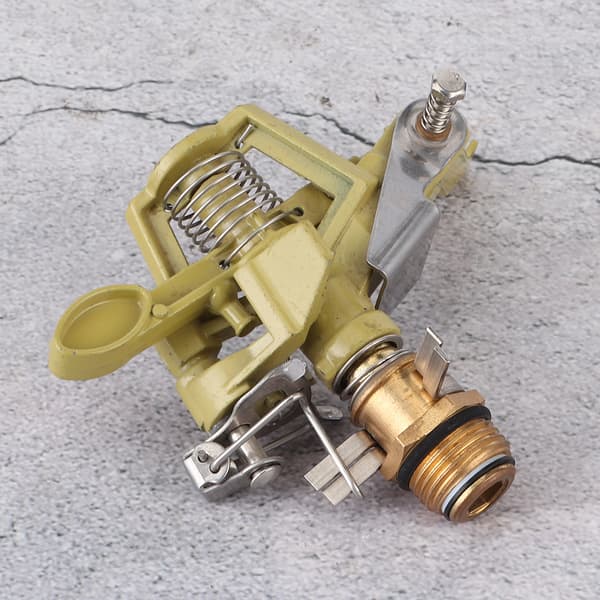 Utvendig gjenge G1/2 sinklegering sprinkler roterende sprøytedyse for hageplen vanning