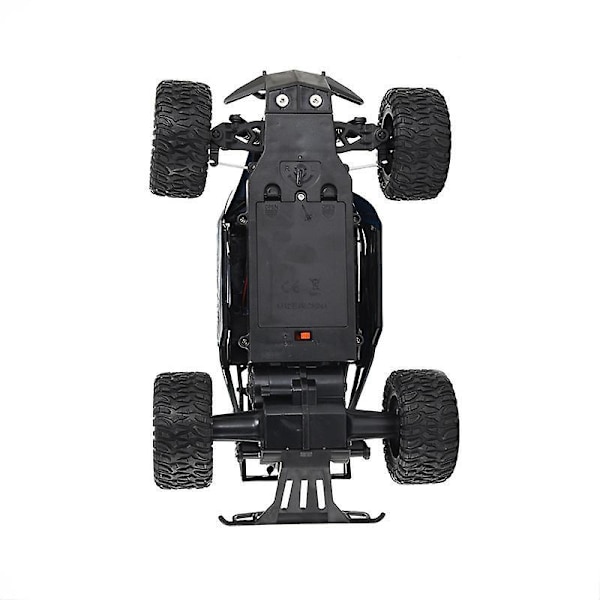 Sininen 1:16 mittakaavainen kaukosäädinauto LED-valoilla, 2,4 GHz:n nopea off-road-leluauto lapsille ja aikuisille, 20 km/h