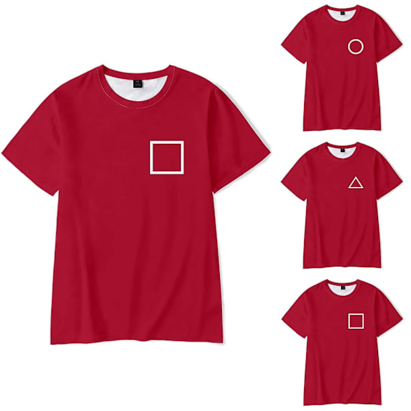 Squid Game Set med kortärmad T-shirt - storlek 212 S