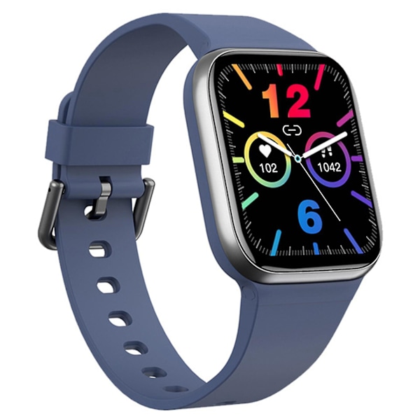 Bärbar Vattentät Unisex Smartwatch - 1,85\" Skärm, Fallskydd, Perfekt Present till Födelsedag Blå