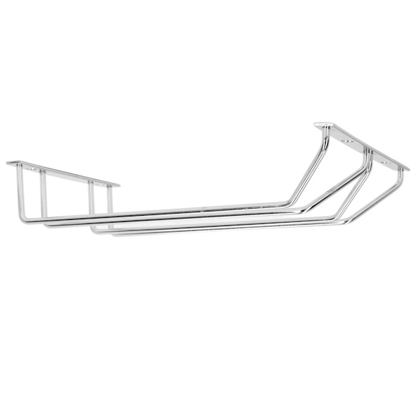 Rustfritt stål dobbel rad vinglass stammeholder henger stammeholder under skapS