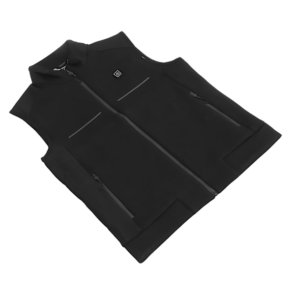 Oppvarmet vest med USB-lading, 3 temperaturnivåer, elektrisk varmeklær, unisex for menn og kvinner, XL