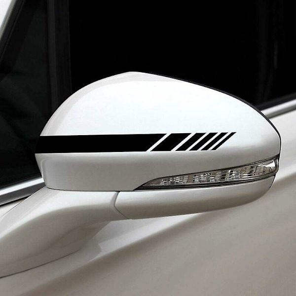 6X Bilmærkat, stribe sidemærkat vinylmærkat bil side grafisk mærkat, bruges til auto dekorationsdækning