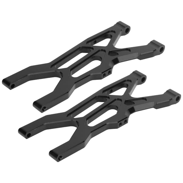 1 par RC aluminiumslegering forreste nedre bærearm passer til ARRMA 1/10 fjernstyret bil sort