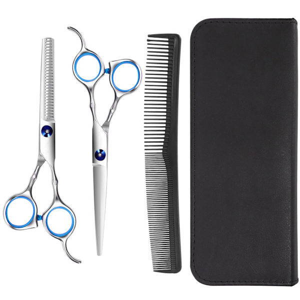 4 stk./sæt Hår Saks Klippe Saks Kam Salon Professionel Barber Hår Klippe Udtynding Frisør Sæt