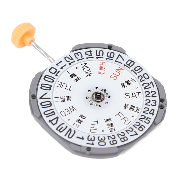 Watch Movement Dual Calendar Quartz Alloy Movement Ersättningsarmbandsur Reparationsdelar 1S02