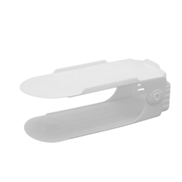 Shoe Slots Space Saver Organizer Double Layer Shoe Sandaler Förvaring Shoe Stacker HolderWhite