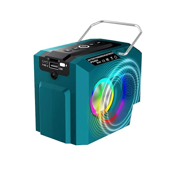 Trådløs Bluetooth-høyttaler for 18V Li-Ion-batteri