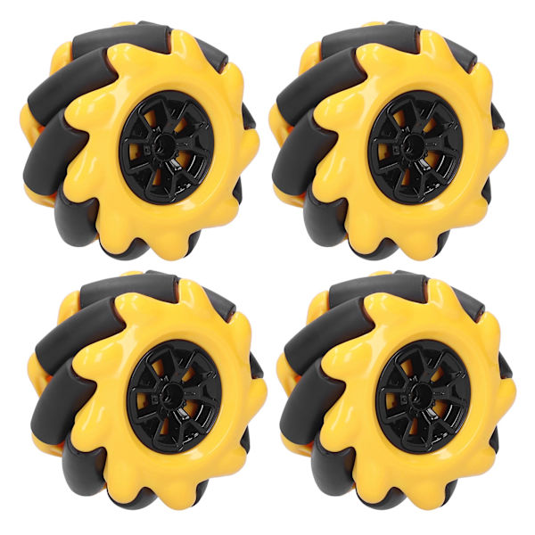 Mecanum Wheel OmniDirectional Smart Robot Auton osat Tarvikkeet Tee itse lelukomponentit 60mm (2 paria)