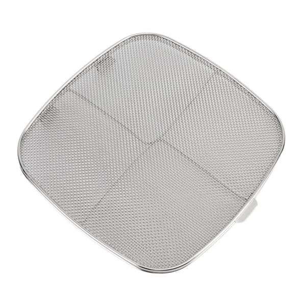 Friteuse Sprutskjerm 304 Rustfritt Stål Dobbeltdekker Frityr Sprutskjold for Oval Grillmaskin Hjemme