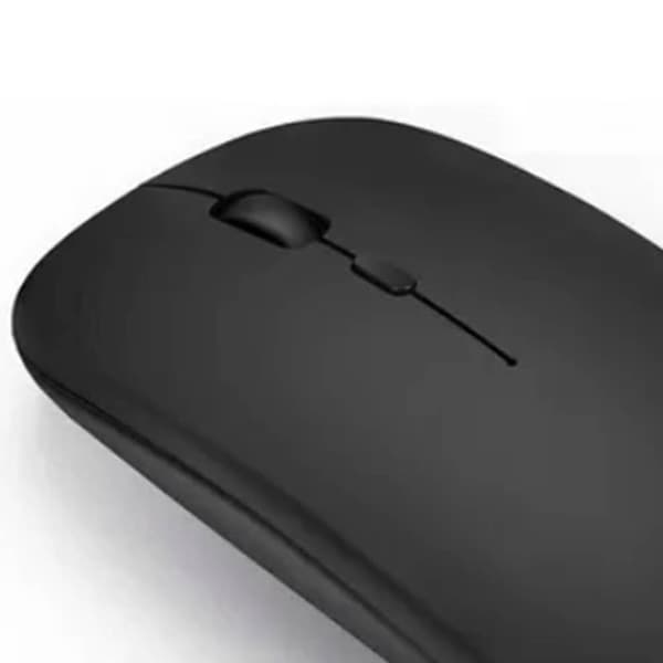 Trådløs mus Ergonomisk Komfortabelt Støjsvagt Design 800 til 1600DPI Plastmateriale Sort Kontormus til Bærbare Computere