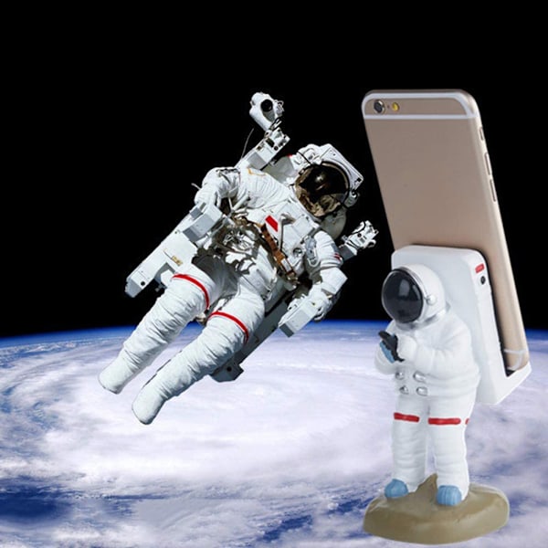 Astronaut Telefonholder Desktop Mobiltelefon Stativ Tablets Telefonholder