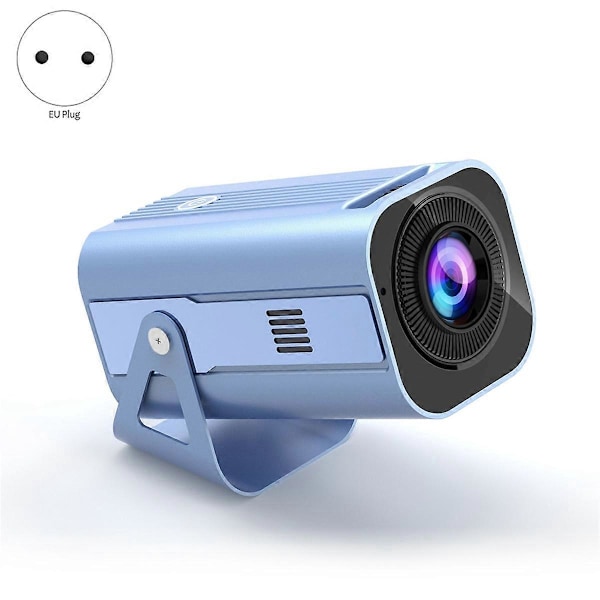 Bærbar projektor med WiFi6 Bluetooth for hjemmekino EU-plugg