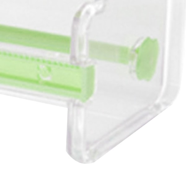 Washi tape dispenser cutter gennemsigtig 2 takkede stænger ABS plast stabelbar tape holder dispenser til opbevaring Grøn