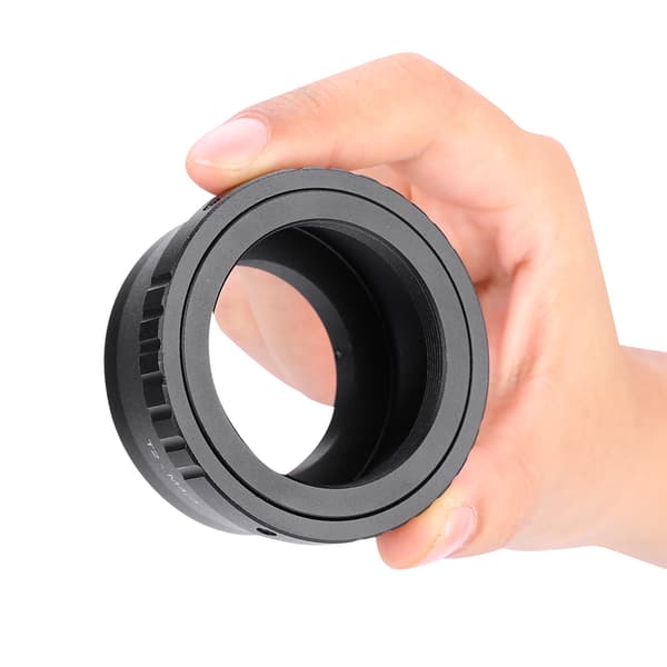 Objektivadapterring til Olympus spejlløst kamera T2‑M4/3 teleskopmontering