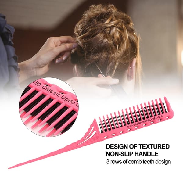 Hårpleie Hårstyling Modellering Kam Lett Hårfrisørutstyr Kam (Rosa)
