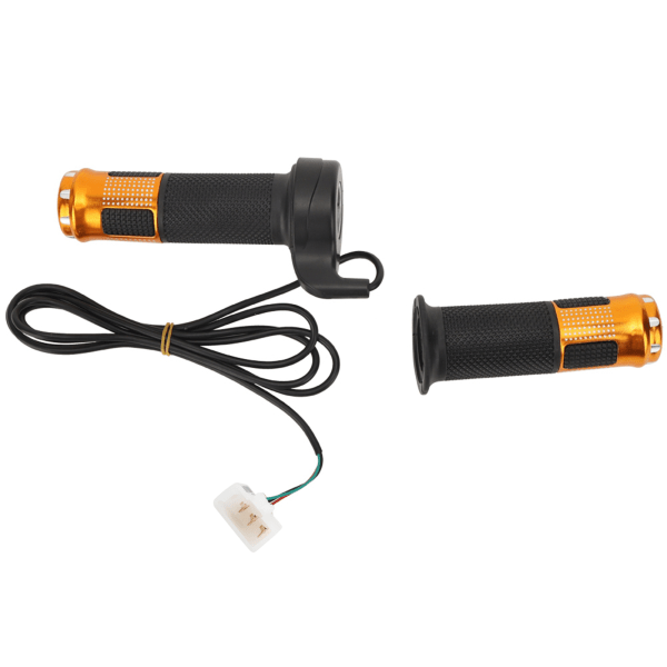 1 Pair Universal Electric Scooter Turn Handle Grip Throttle Left Right Replacement 1.45M Cable