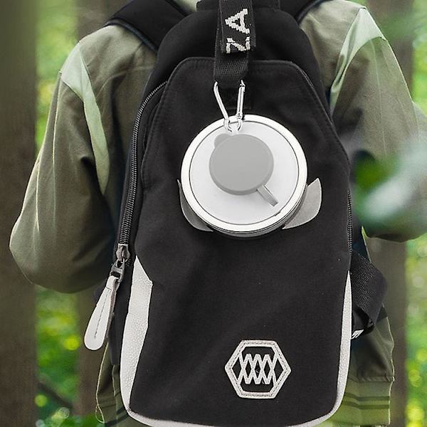 Hopfällbar Silikonkaffekopp med Lock och Sugrör - Spillfri Resemugg för Camping - 400-500ml - Presenter för Honom och Henne - Campingköksutrustning