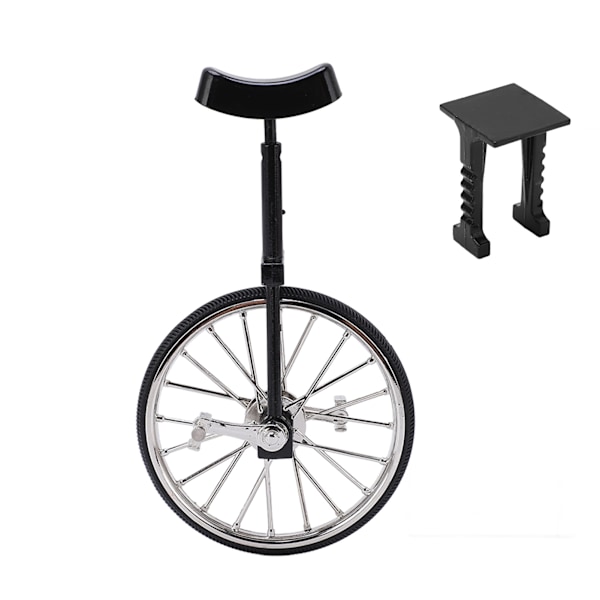 Miniatyr Enhjuling Modell Hög Simulering Hållbar Robust Legering Utsökt Design Bred Tillämplighet Mini Enhjuling Prydnad