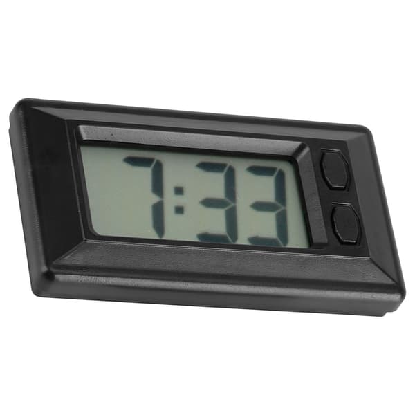 LCD Digital Bordsbil Instrumentbräda Skrivbord Elektronisk Klocka Datum Tid Kalender Display