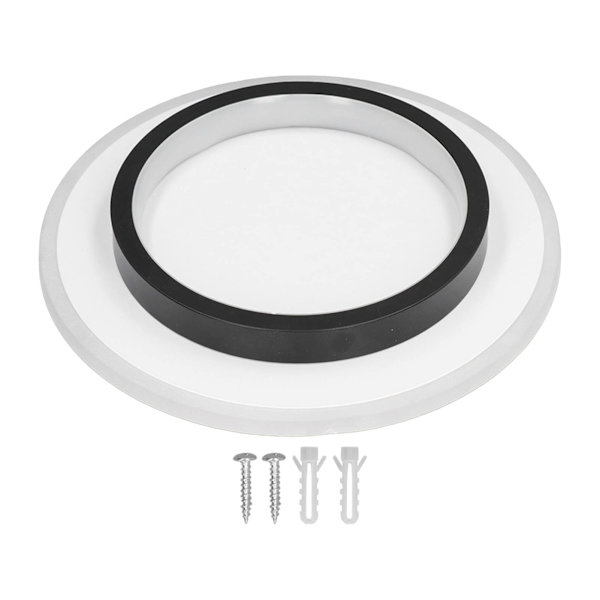 LED-kattovalaisin Yksinkertainen Muodikka Käytävävalo Sisätilojen Innovatiivinen Kattolamppu Musta 85‑265V Valkoinen Valo