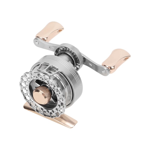 ICE50 All Metal Ice Fishing Reel 9 Axis Stainless Steel Sealed Bearings Fishing Raft Wheel for Fishing Relaxing Left Handed