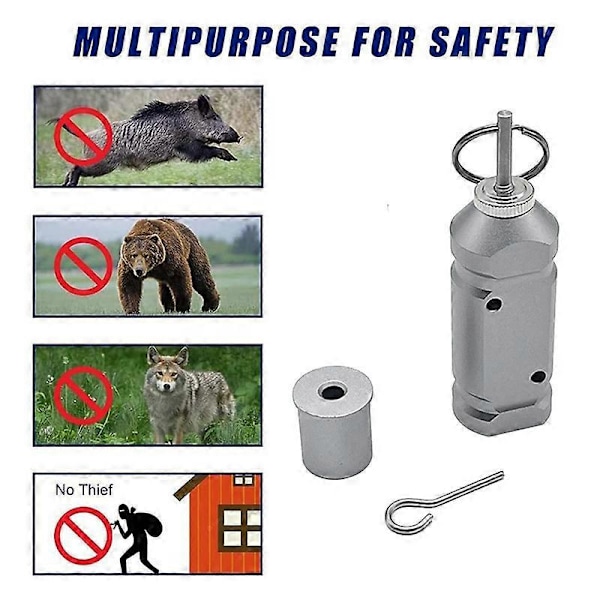 Perimeter Trip Alarm Kit for Camping og Sikkerhetseiendom (C)