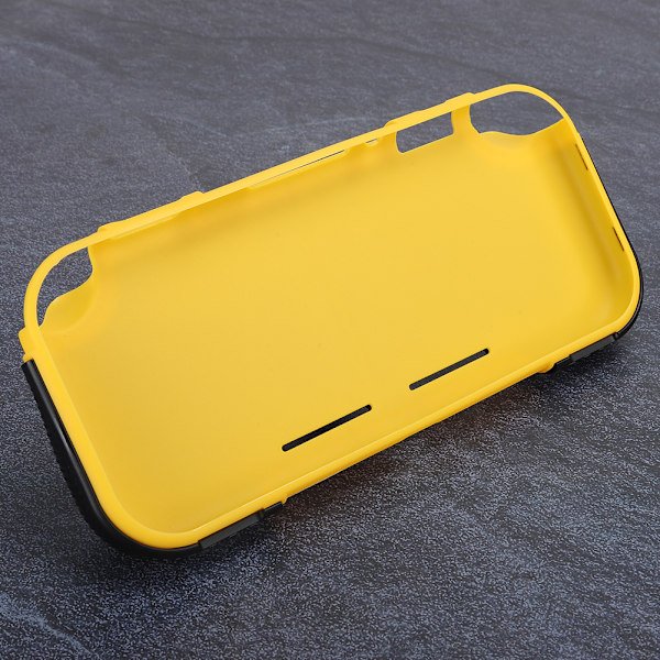 2 i 1 Hard PC + TPU Beskyttende Skal Innebygd 2 Spillkortplasser Baket for Switch Liteblack gul