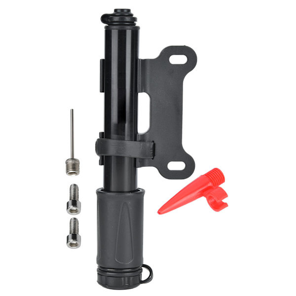 100PSI minicykelpump Bärbar högtryckscykelbasketpump med mjukt rör