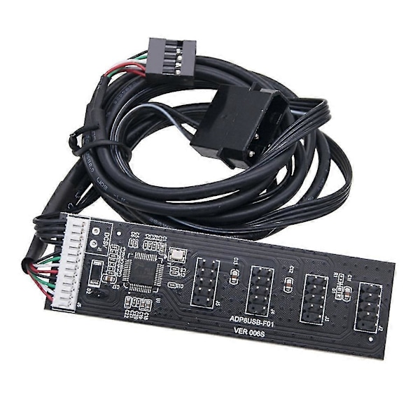 Bundkort Usb2.0 9pin Hub Splitter 1 Ind 4 Ud 20cm Forlængerkabel Konnektor