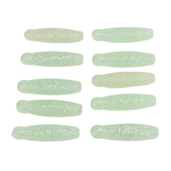 10 st mjuka fiskedrag med konstgjord bi larv potatis bete långkast tillsätt salt beten 6 cm 8 g lysande