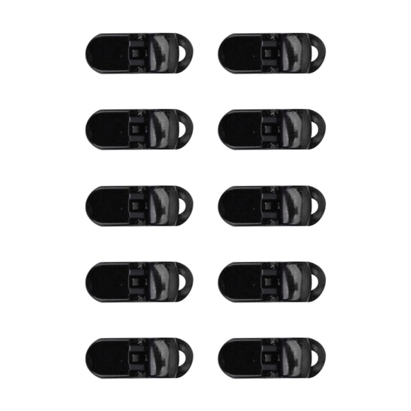 10 st hörapparatklämma Multipurpose transparent hörapparatklämma för Quick Building Black