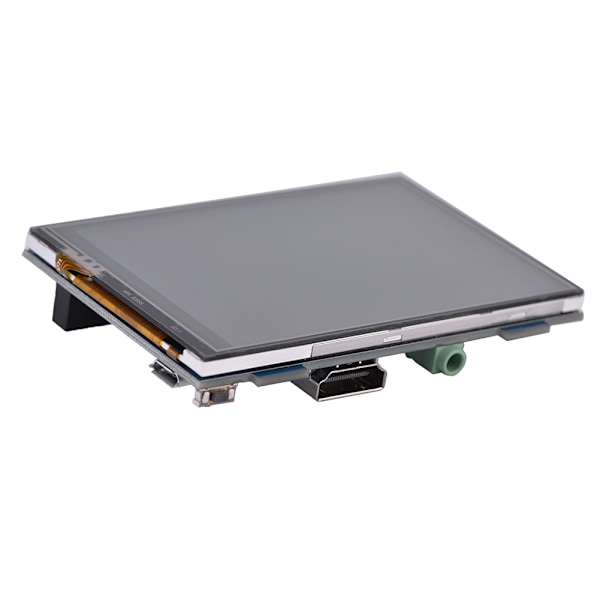 3,5 tuuman HDMI 480 * 320 LCD-kosketusnäyttö akryylikotelolla Raspberry Pi 2/3:lle