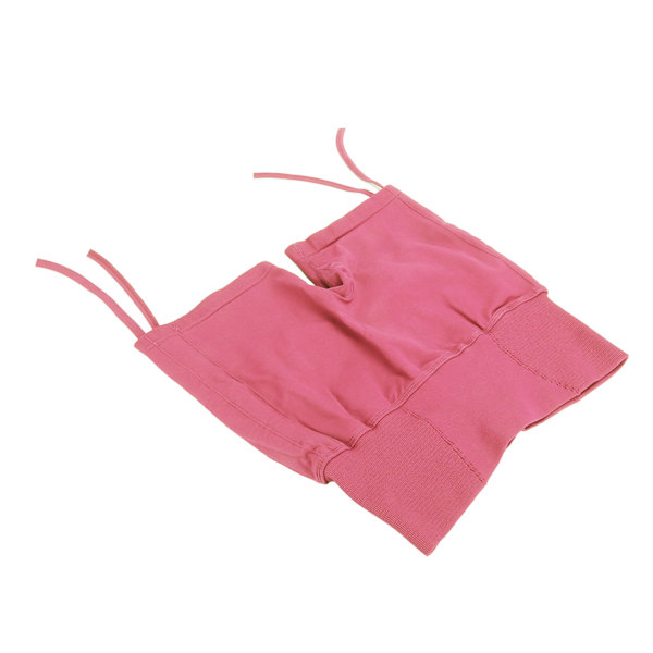 Yogashorts Ergonomiska högmidjade rumpa lyftande sömlös dragsko Workout Löpshorts för kvinnor M Rosa