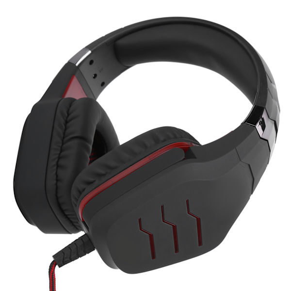 GT85 LED 3,5 mm Gaming-hodetelefon med mikrofon Datamaskin Mobiltelefon USB Kablet headset