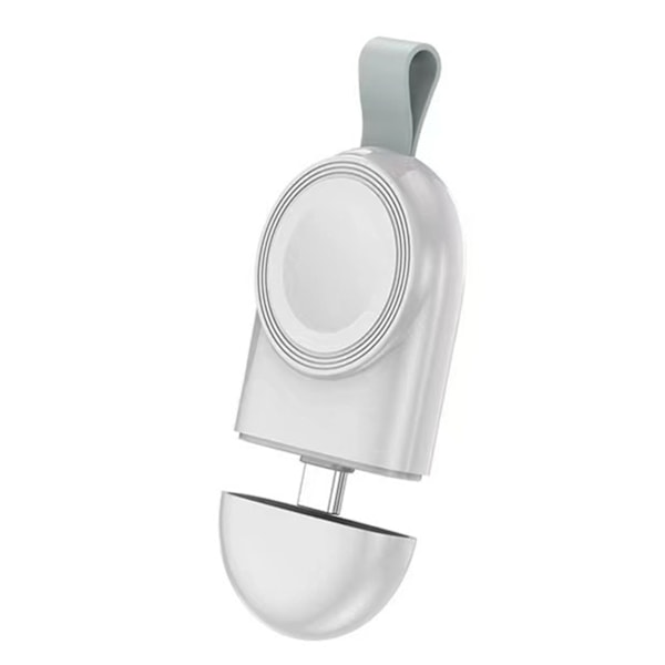 Bærbar smartklokke-lader, magnetisk hurtiglader, trådløs lader for IOS Watch Series Type C
