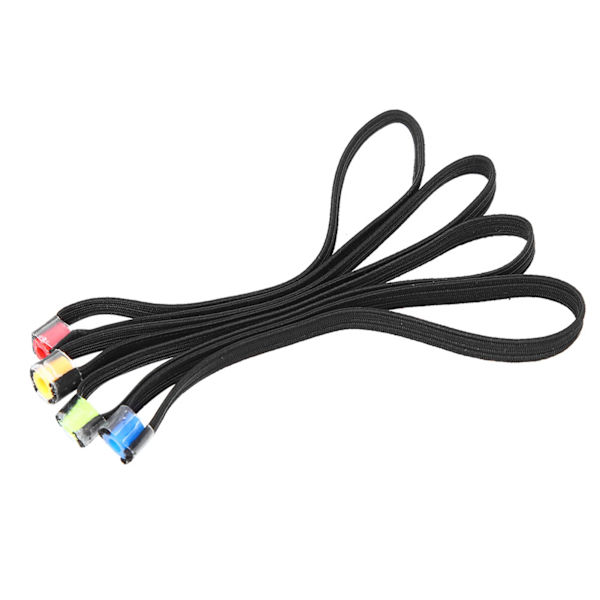 Letvægts elastisk stof Fisketippet spolering - 4 STK