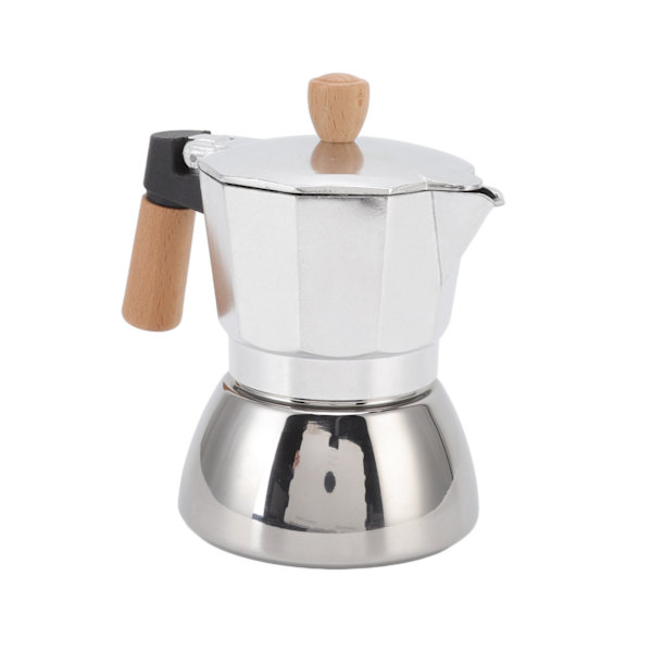 Komfur Kaffemaskine Rustfrit Stål Cafetera Kaffekande Med Filterpapir Til Håndbrygget Moka 300ml
