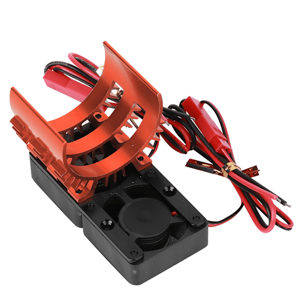 SURPASSHOBBY 540 kaksoismoottorin jäähdytystuuletin 60 x 30 x 40 mm 1/10-mittakaavaiseen sähköiseen RC-autoon (oranssi)