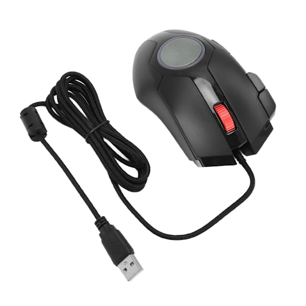 Gamingmus med 7200 DPI RGB-bakgrunnsbelysning 8 taster BT-mus med brannknapp for bærbar PC