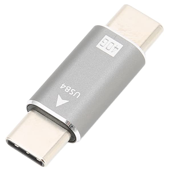 Typ C-adapter hane till hane 40 Gbps snabb överföring stark kompatibilitet datortillbehör
