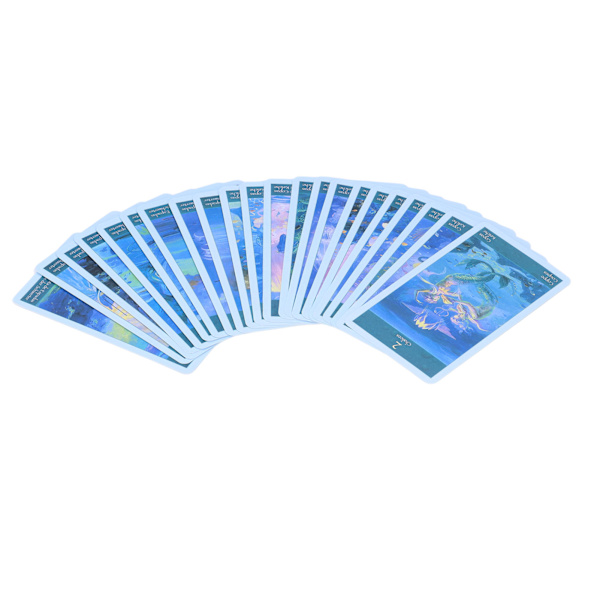 78 stk Tarot-kort Kobberplatepapir Havfruer Spådomskort for Hjemmefest Brettspill