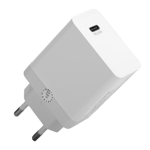 Strömadapter USB Typ C Snabbladdare för iPhone 12/11 Pro Max X EU-kontakt 100‑240V