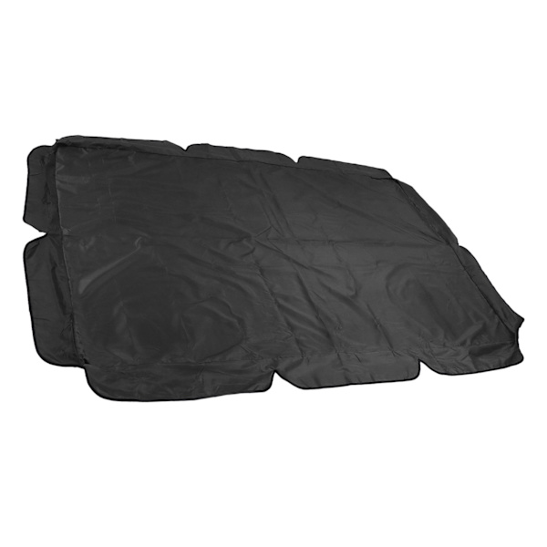 Swing Canopy 600D Sølvbelagt Oxford Klud Vandtæt Swing Top Cover til Udendørs Sort