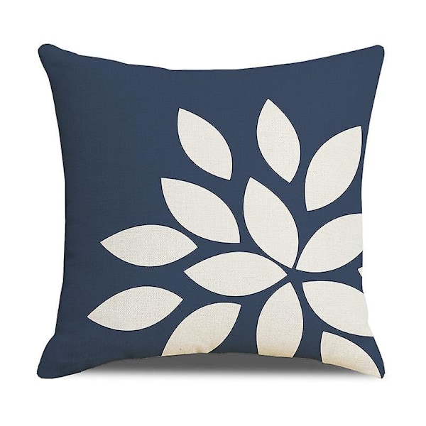 Sett med 11 stk Putetrekk Enkle Firkantede Putetrekk Dekorasjon for Sofa Stue Soverom Kontor 45x45cm
