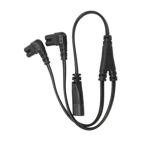 IEC320 C8 til dobbel C7-kabel hann til hunn 1 inn 2 ut AC-strømsdeler-kabel for LCD-skjerm skrivebordslampe 100‑250V