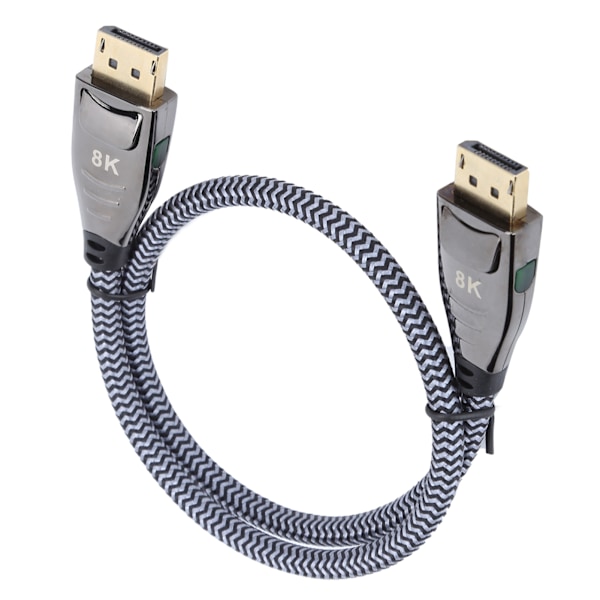 A0301 DP1.4 Versjon 8K ved 60Hz Kabel Høydefinisjonsadapterkabel med lys for PC-datamaskin DP‑8K‑0,5 meter